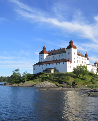 In der Nähe des Vätternsees, dem größten See Schwedens, liegt das Schloss Läckö, mit ausgezeichnetem Restaurant.