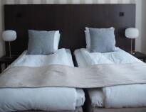 Die gepflegten und frischen Hotelzimmer dienen als gute Basis während eines Aufenthalts.
