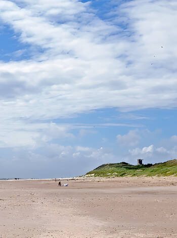 Ta en tur till Nordsjön och se Blåvandshuks fyr, njut av livet på stranden eller utforska sanddynerna.