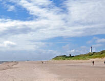 Take a trip to the North Sea and see Blåvandshuk Lighthouse, enjoy life on the beach or explore the dunes.