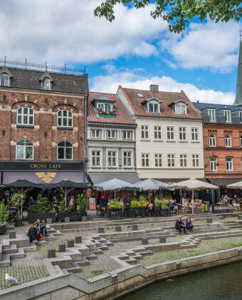 Aarhus is a vibrant town which can be best explored on foot or by bike (rent one in the hotel).