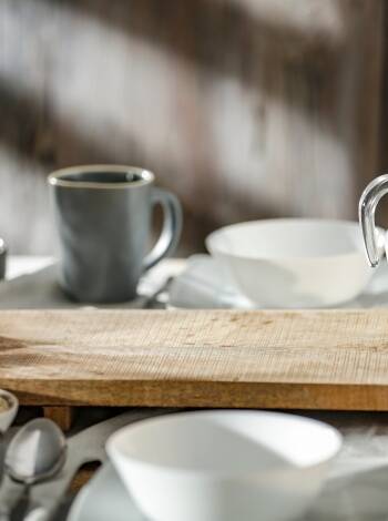 The restaurant serves a delicious organic breakfast.
