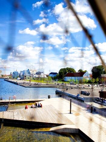 Ålborg är en modern stad med många fina parker och rekreationsområden.