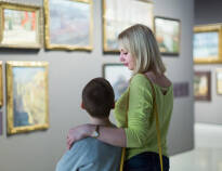 Here you can discover art from 1900 onwards, with more than 400 works from both home and abroad.
