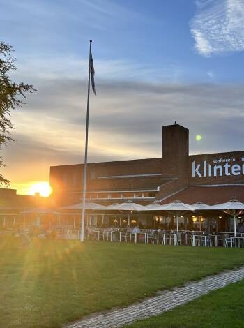 Wohnen Sie am Meer im Strandhotel Klinten in der charmanten Stadt Rødvig.