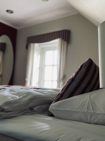 Få den riktiga herrgårdsupplevelsen i hotellets standardrum i huvudbyggnaden.