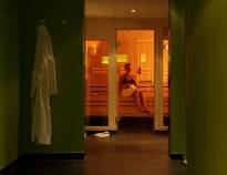 Enjoy a quiet moment in the hotel sauna. Warm up after a swim in the pool.