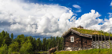 Besøk Maihaugen Nord for Lillehammer, som er det største friluftsmuseet i Norge