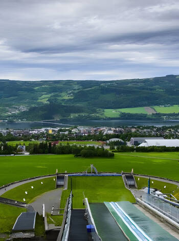 Discover the Olympic facility Lysgårdsbakkene Hoppanlegg, and don't miss the amazing panoramic views.