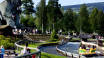 Hunderfossen Family Park is right next to the hotel and offers fun for young and old.