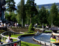 Hunderfossen Family Park is right next to the hotel and offers fun for young and old.