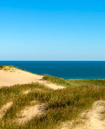 The beautiful Thy National Park is about 40 minutes away by car.
