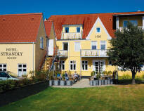 Hotel Strandly har en perfekt beliggenhet nær stranden, hagen og Skagen sentrum