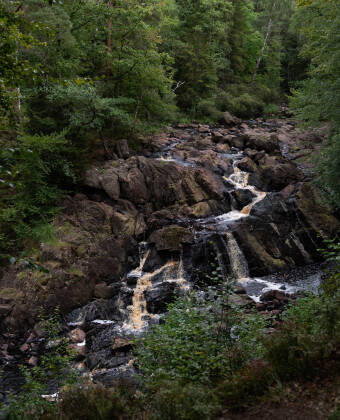 "Danska Fall" is the name of a waterfall and nature reserve in Bredareds and Tönnersjö parishes in Halmstad.