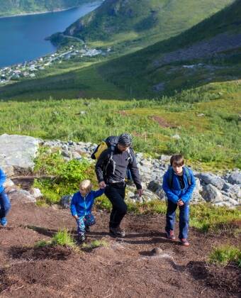 Setesdal byr på mange turstier og utfluktsmuligheter for familier.