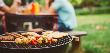 Grillplassen er tilgjengelig for bruk av gjestene.