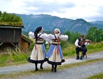 The Setesdal valley has long traditions in the silversmith's craft, folk music and dance.
