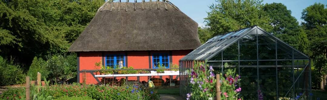 Explore the 10,000 m² vegetable garden and discover the ingredients for your evening meal.