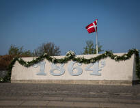 Dive into Danish history and discover Dybbøl Mølle and Dybbøl Banke/1864, a short distance from the hotel.