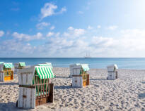 Enjoy the beautiful surroundings and especially the beach life at the Baltic Sea, which is inviting all year round.