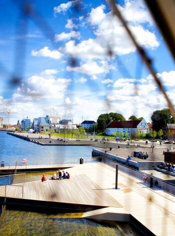 The beautiful North Jutland city of Aalborg is located about 45 km from Aars and is an obvious destination.