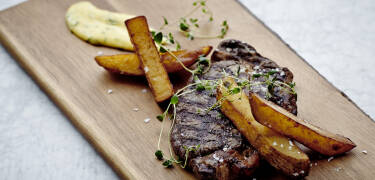 Enjoy the hotel's delicious two-course dinner, prepared with good ingredients and organic produce.