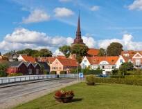 Hotellet ligger ved den maleriske købstad Nysted, som bestemt er et besøg værd.