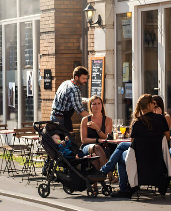 From Nilles Kro it is not far to the sweet café life in Aarhus, which offers a wealth of also child-friendly options