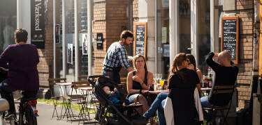 From Nilles Kro it is not far to the sweet café life in Aarhus, which offers a wealth of also child-friendly options