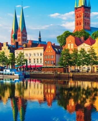 Besøg den smukke UNESCO-listede hanseby, Lübeck og udforsk det historiske centrum