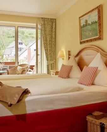 Der findes flere forskellige værelsestyper at vælge imellem - nogle med adgang til balkon