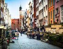 Gdansk bjuder på en härlig atmosfär som upplevs bäst genom att strosa runt och utforska staden till fots.