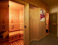 Prøv også hotellets sauna efter en lang gåtur i Stettin
