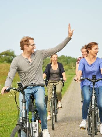 Bicycles can be hired at the hotel to explore the beautiful countryside.