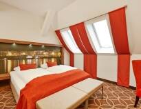You will stay in beautiful and modernly decorated rooms, with well-preserved historical details.