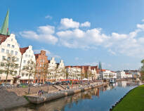 The hotel offers an ideal base for exploring Lübeck's Old Town, a UNESCO World Heritage Site since 1987.