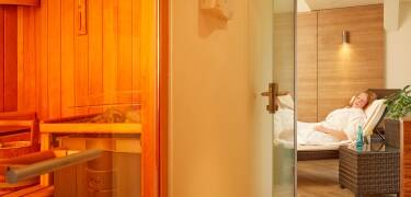 Efter en oplevelsesrig dag, kan I slappe af i hotellets wellnessområde, som bl.a. byder på sauna og fitness.