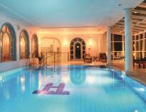 Velværeområdet med spa, oppvarmet basseng, badstue og treningsrom er svært populært og en viktig grunn til at gjester besøker hotellet