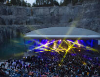 Dalhalla is an amphitheatre-style concert arena built in an old limestone quarry. Dalhalla is known for its fantastic acoustics.