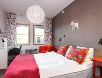 Modern, bright and newly renovated double rooms are offered at Hotell Fridhemsgatan.