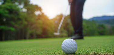 Golffreunde kommen auf mehreren nahegegelenen Golfplätzen auf ihre Kosten.