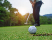 För golfintresserade finner ni flera golfklubbar inom behagligt avstånd.