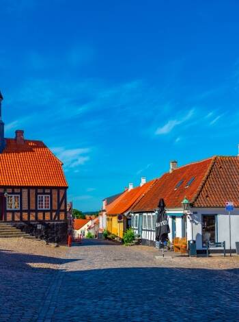 Ebeltofts historiska miljö ligger bara några minuters bilresa bort (eller 25 minuter med cykel) från hotellet.