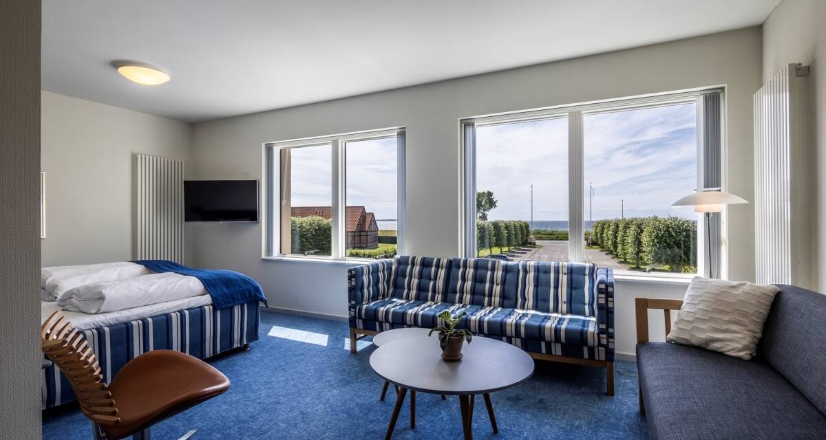 Luksus dobbeltrom med sjøutsikt (Strandhotellet)