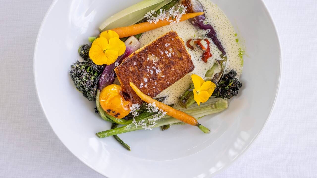 The brasserie at Strandhotellet Mols offers seasonal variations of the finest ingredients.