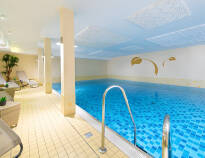 You have free access to the gym and the hotel's wellness area, which features an indoor pool, sauna and steam room.