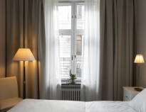 Hotellrummen är alla individuellt inredda och skiljer sig i både stil och karaktär.