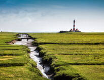 North Friesland with its Eiderstedt peninsula offers numerous places to visit.