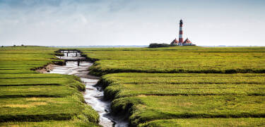 Nord-Friesland med Eiderstedt-halvøya byr på mange steder å besøke.