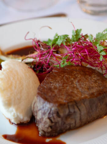 Try the wonderful restaurant for the excellent food and the sea view.